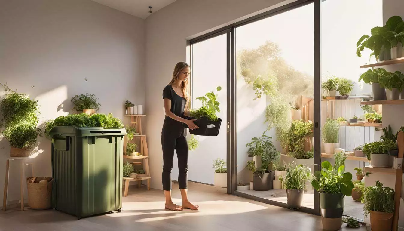 worm-free composting in apartments