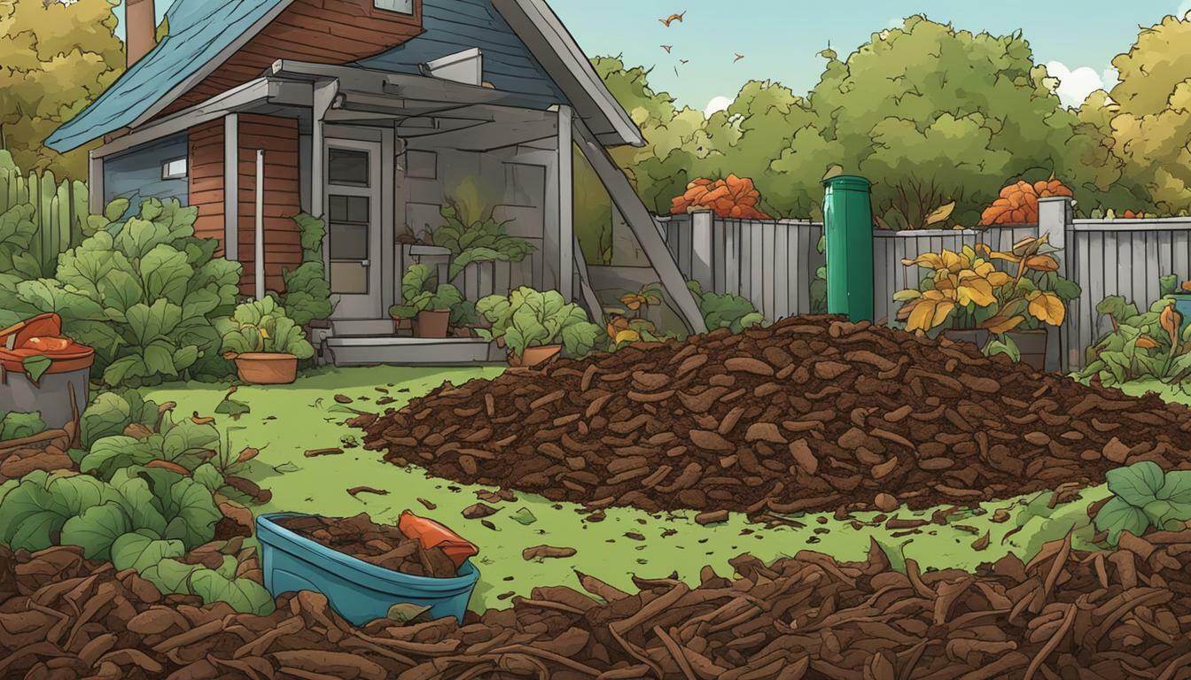 can you compost old mulch