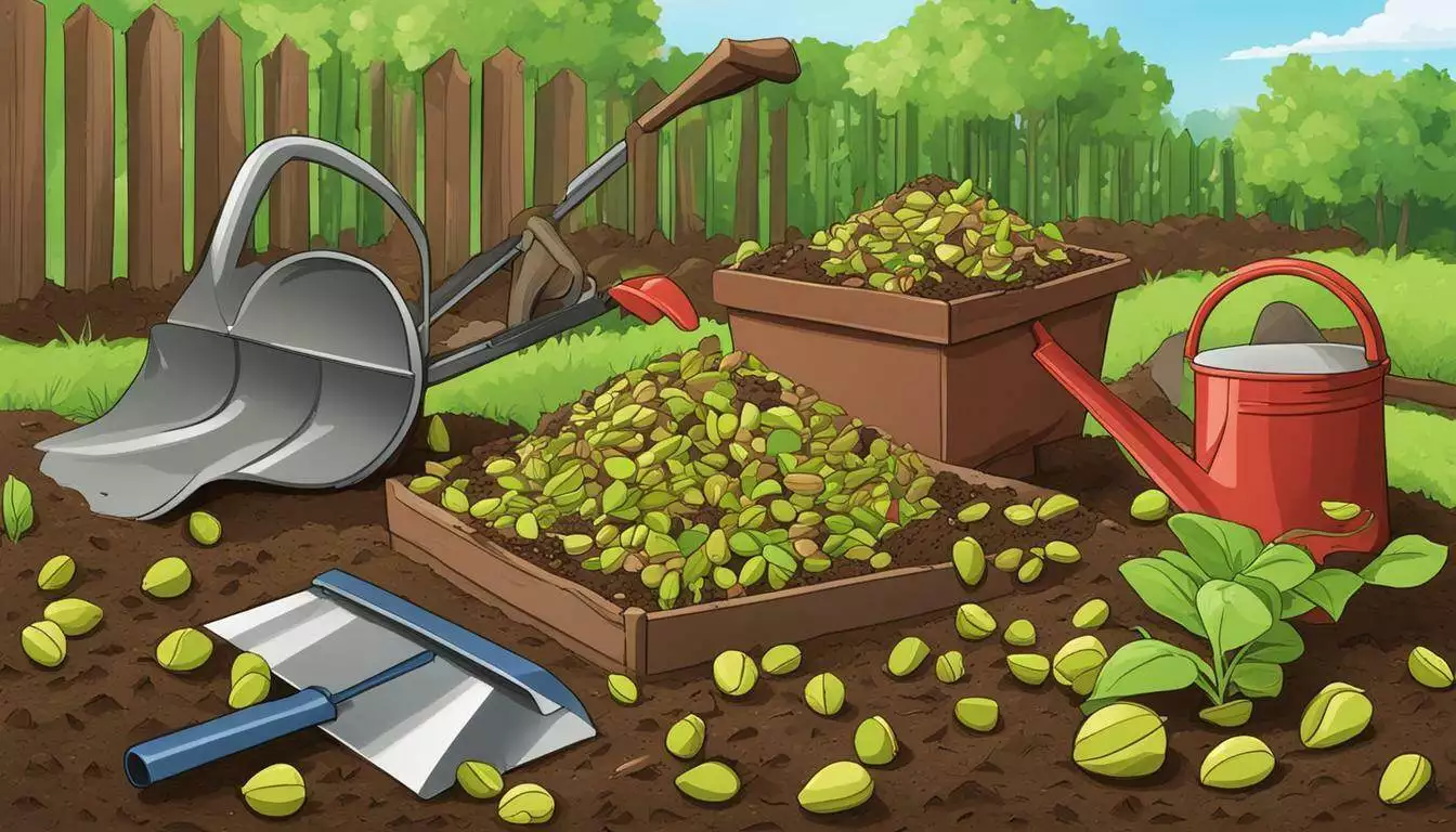 can you compost pistachio shells