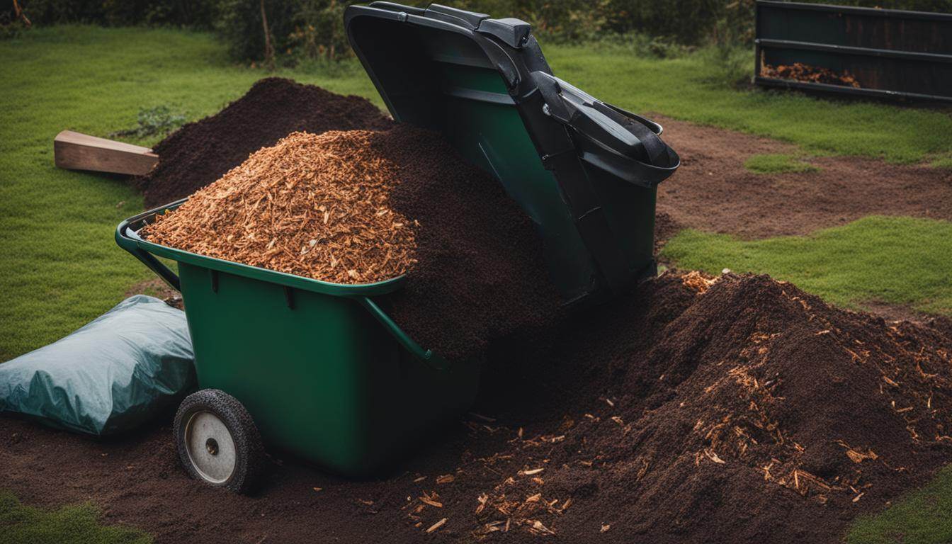 how to compost wood chips fast